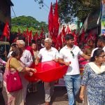 ত্রাণ সংগ্রহে ফের রাস্তায় সিপিআইএম, সুজন চক্রবর্তী-সায়ন ব্যানার্জির নেতৃত্বে ধিক্কার মিছিল ভাঙড়ে