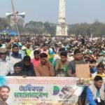 আইএসএফ ও আশাকর্মীদের কর্মসূচি ‘মিছিল নগরী’তে চাক্কাজ্যামে চরম দুর্ভোগ