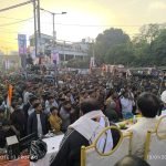 সামসেরগঞ্জে অধীর চৌধুরীর মিছিলে জনসমুদ্র