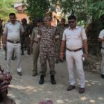 ইলামবাজার থানার পক্ষ থেকে জঙ্গলমহলে রুটমার্চ